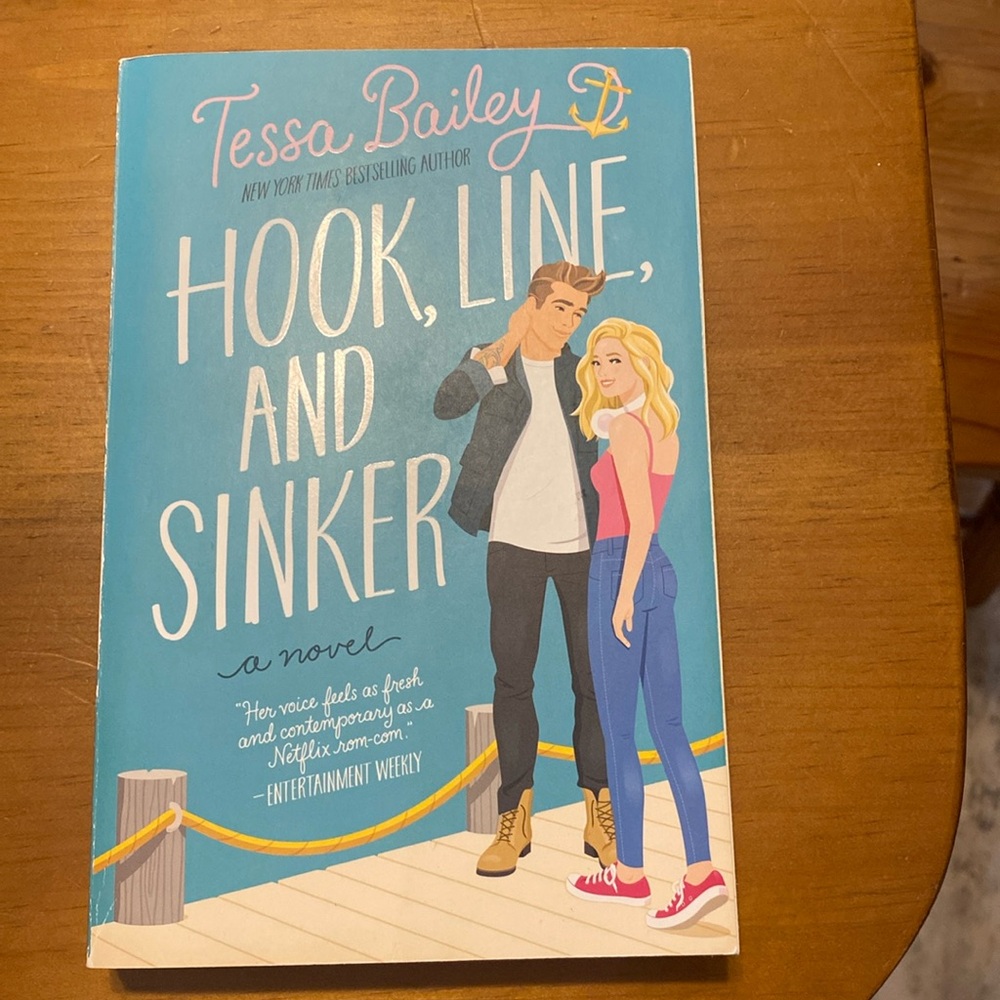 Tessa Bailey “Hook, Line, & Sinker” novel